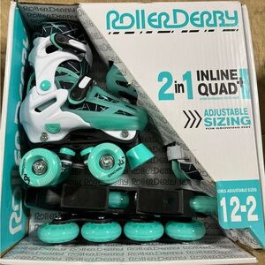Roller Derby Mint Prodigy Kids’ Adjustable inline-quad combo skates